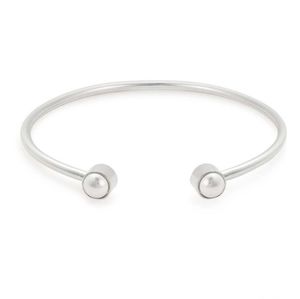 ALEX AND ANI White Sea Sultry Cuff Swarovski Pearl
